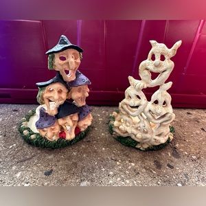 Halloween tea light candle holder